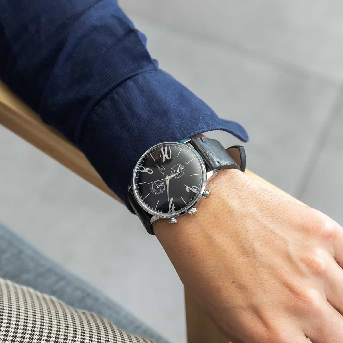Montre d'Homme Tendance Noir GIORGIO