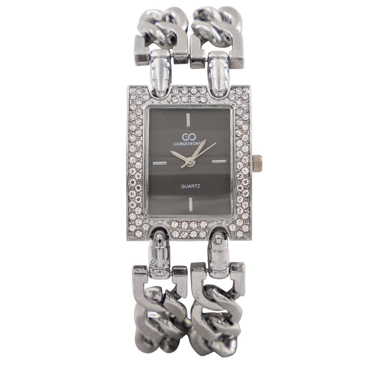 Coffret avec Montre Femme Acier Strass GIORGIO