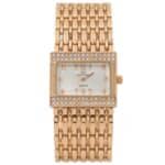 Montre Femme en Métal Rosé Strass GIORGIO