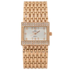 Montre Femme en Métal Rosé Strass GIORGIO