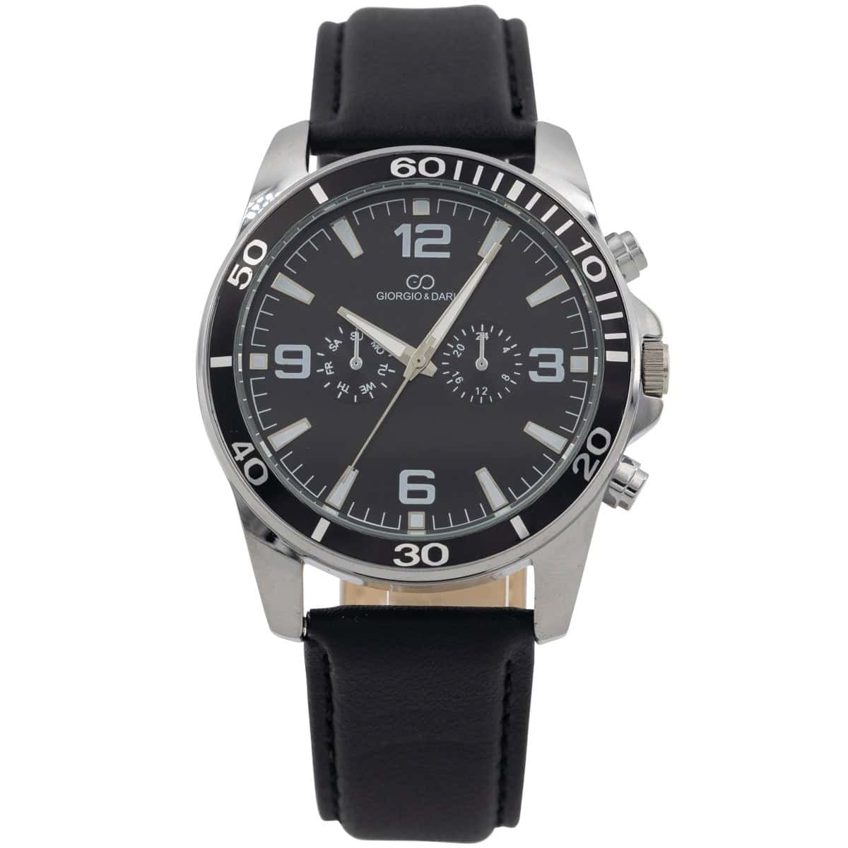 Magnifique Montre Homme Noir GIORGIO