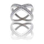 Très Belle Bague Femme Ornée Zirconium HEDERA