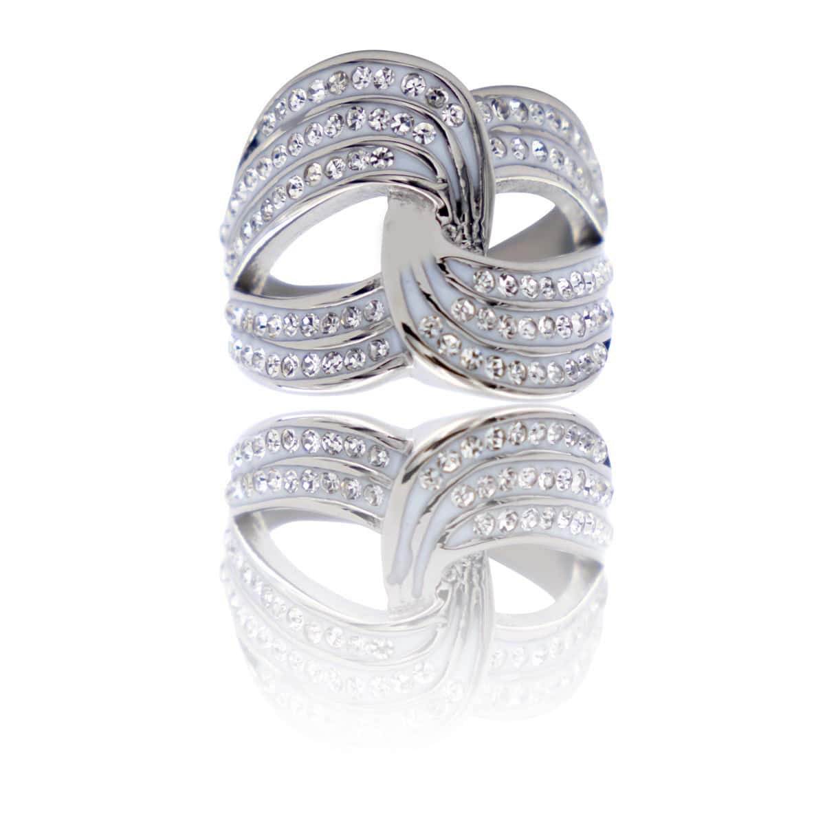 Votre Belle Bague Femme Ornée Zirconium HELIX