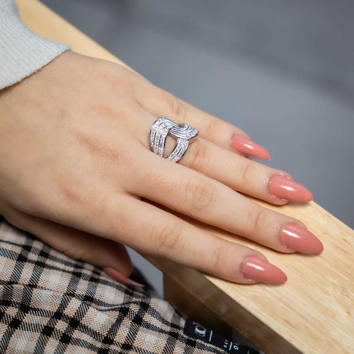 Votre Belle Bague Femme Ornée Zirconium HELIX