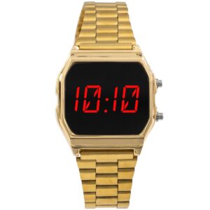 Montre pour Femme Métal Couleur Doré Digital CHTIME