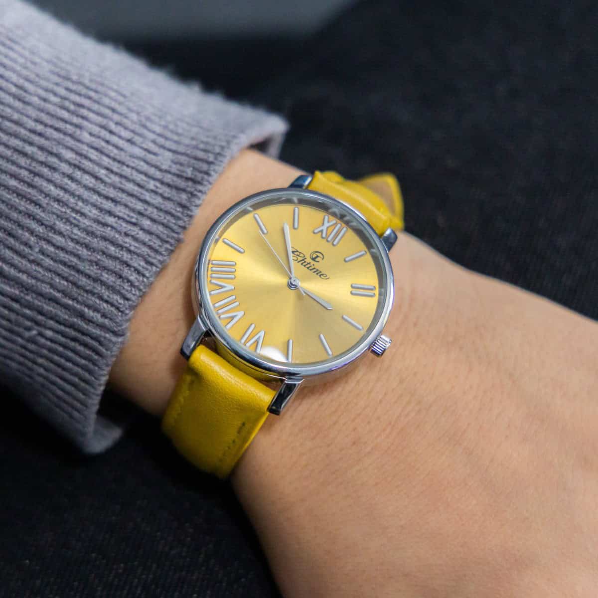 Montre Tendance pour Femme Jaune CHTIME