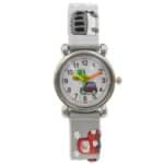 Montre pour Enfant Unisexe en Silicone Voiture Gris