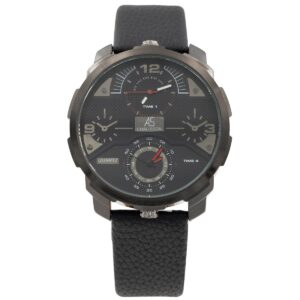 Coffret Montre Tendance XL Homme Noir CHTIME