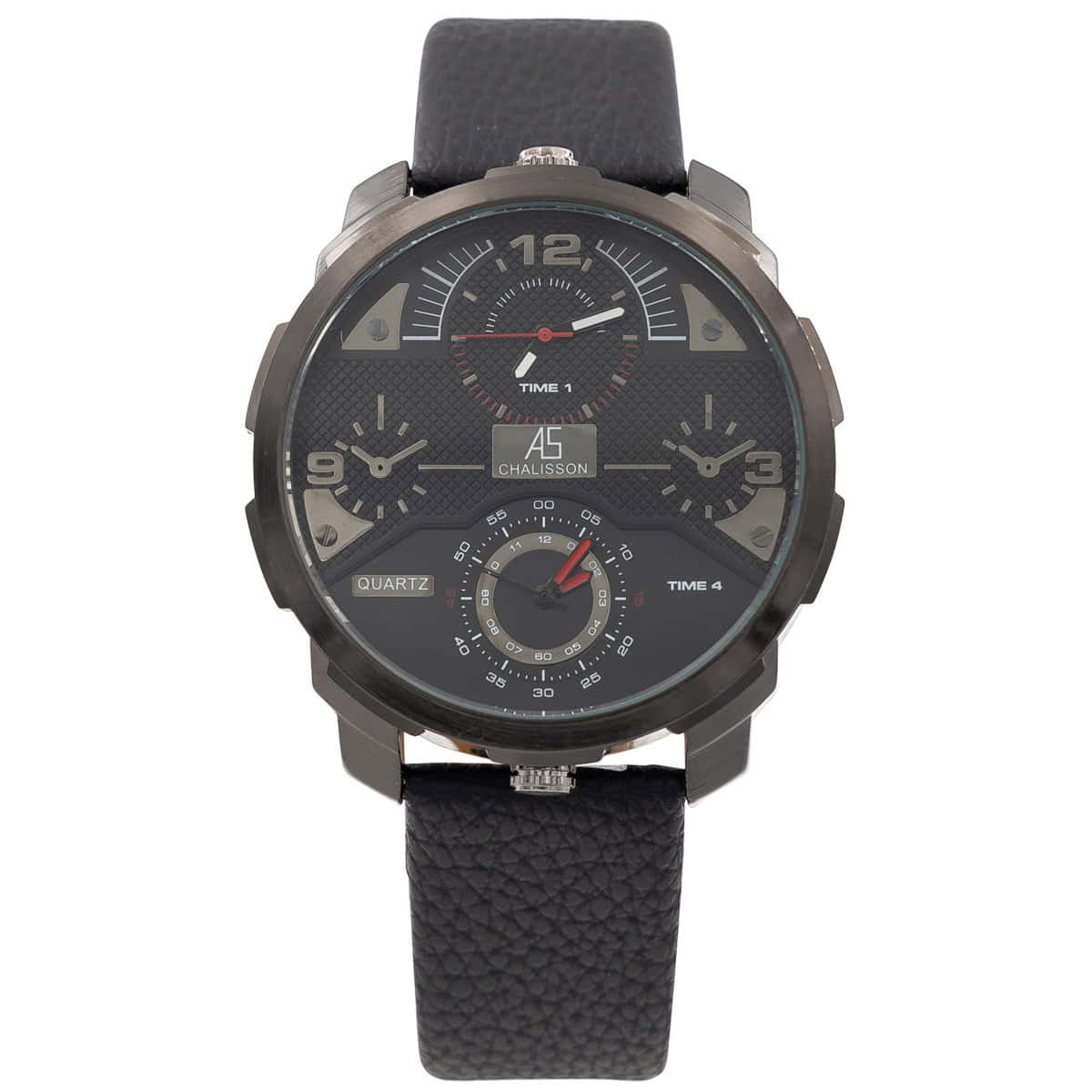 Coffret Montre Tendance XL Homme Noir CHTIME