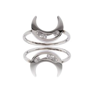 Bague pour Femme Acier Ornée Zirconium