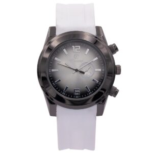 Sublime Montre Homme Silicone Blanc CHTIME