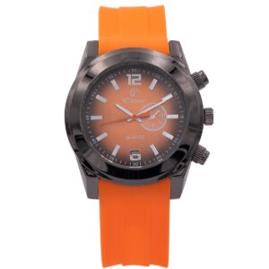 Incroyable Montre Homme Silicone Orange CHTIME