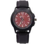 Montre Fashion pour Homme Silicone Noir CHTIME