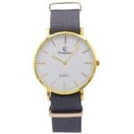 Montre Homme Matière Tissu Gris CHTIME