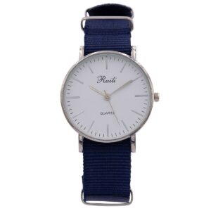 Elégante Montre Homme Tissu Bleu CHTIME