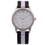Montre Homme en Tissu Noir CHTIME