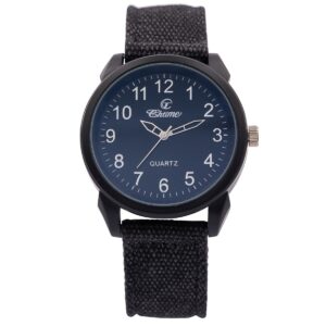 Jolie Montre Homme Tissu Gris CHTIME