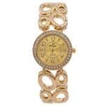 Très Belle Montre Femme Métal Doré CHTIME