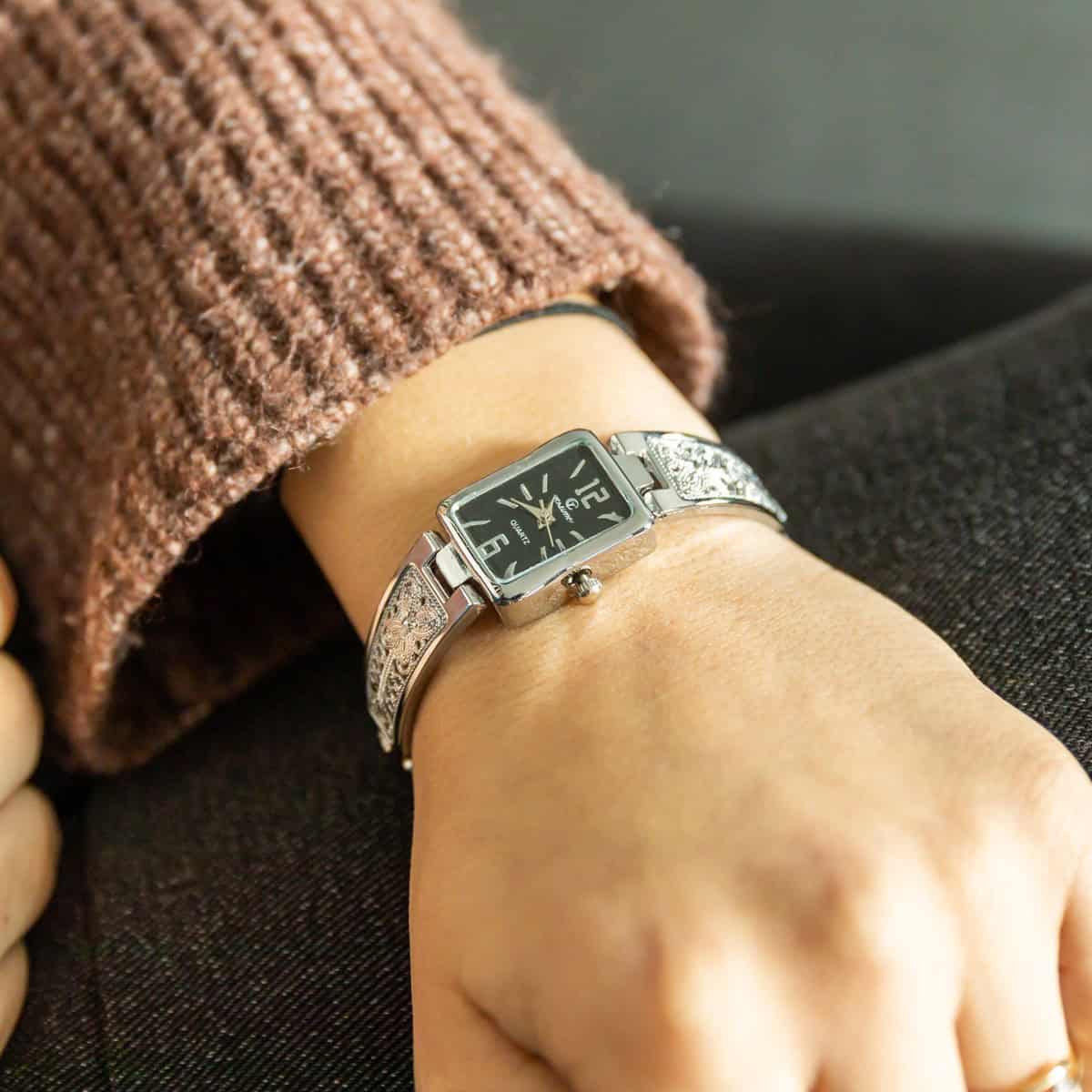 Montre pour Femme Métal Argenté CHTIME