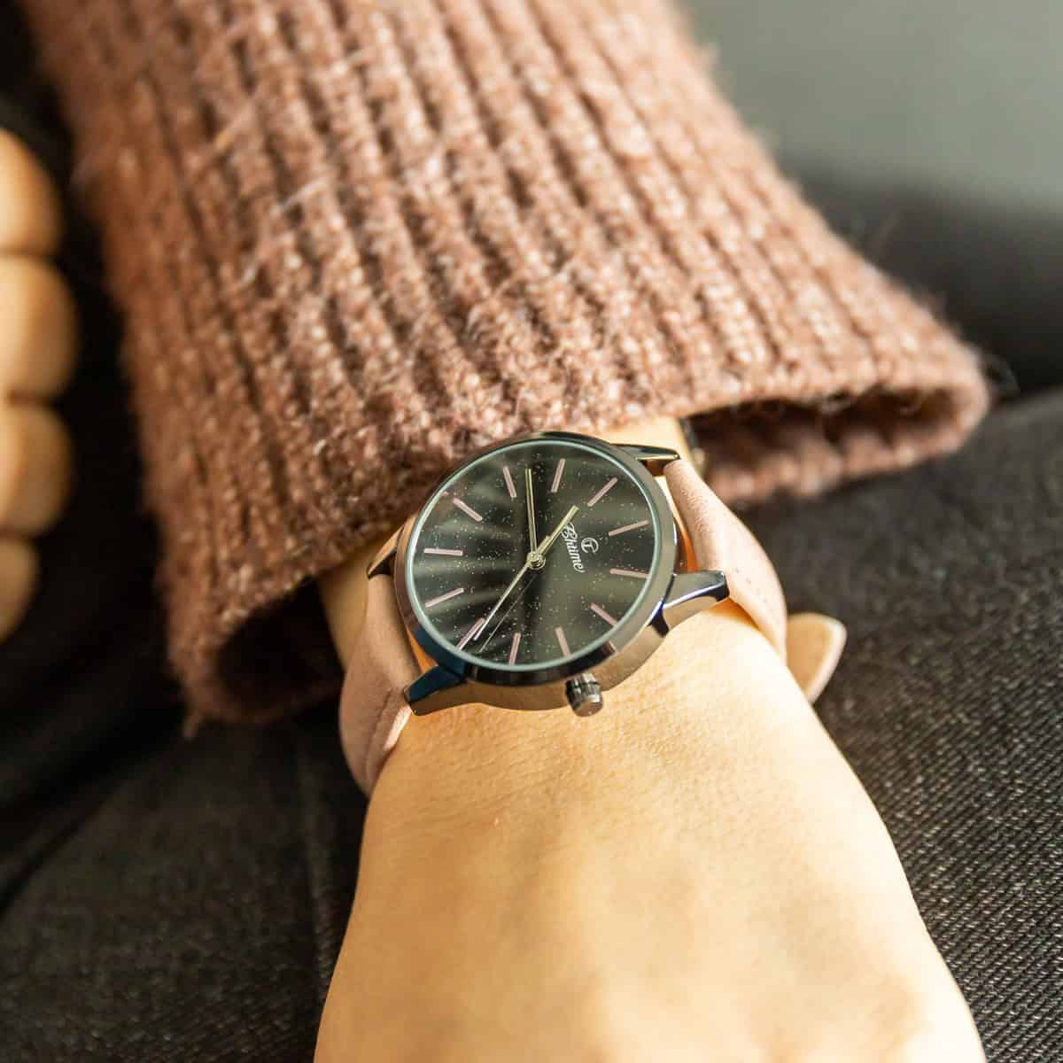 Très Jolie Montre Femme Rose CHTIME