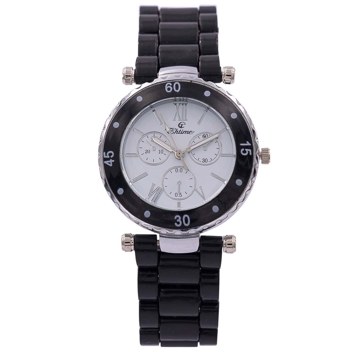 Montre Fashion Femme Plastique Noir CHTIME
