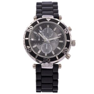 Elégante Montre Femme Plastique Noir CHTIME
