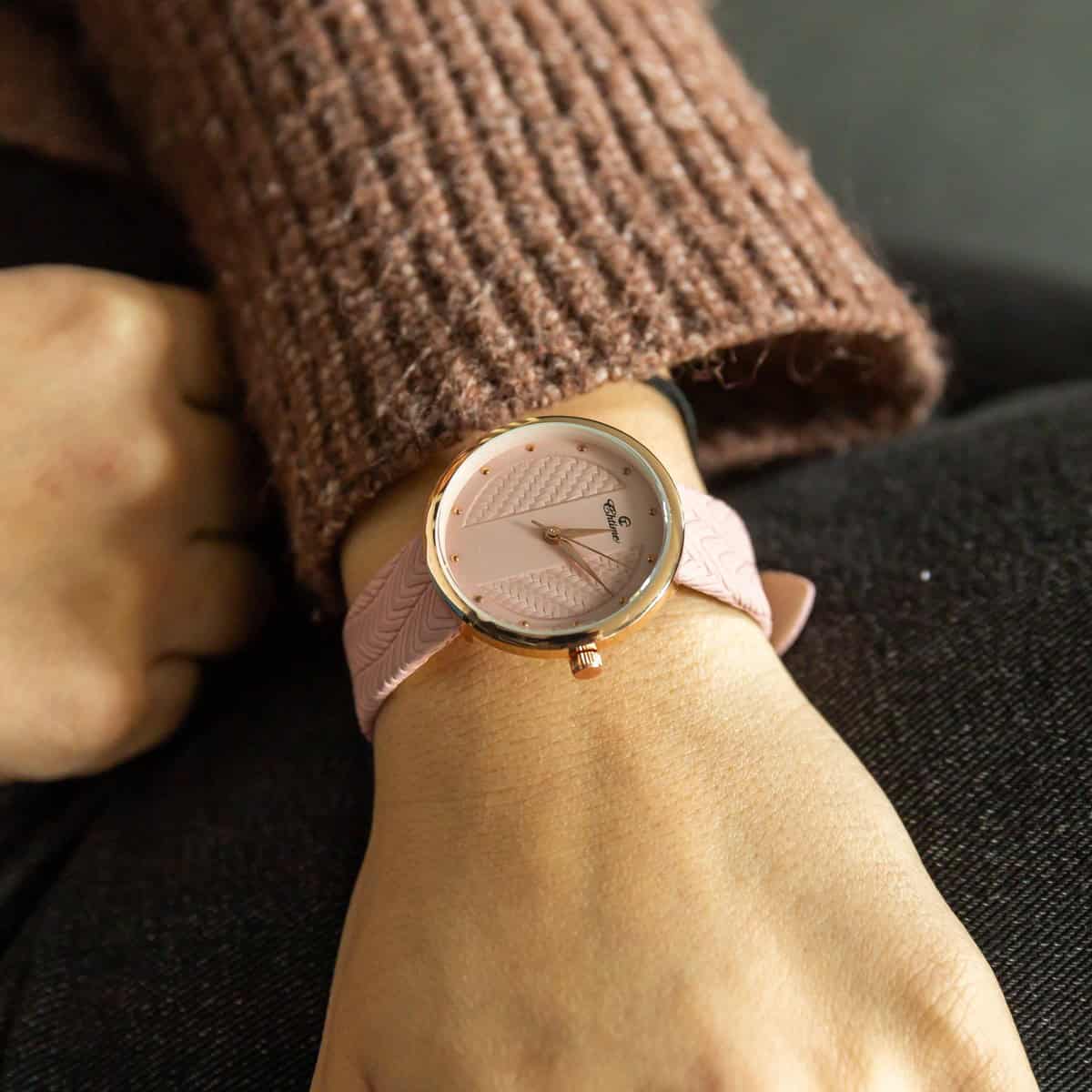 Sublime Montre Femme Rose CHTIME