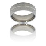 Elégante Bague Femme Acier