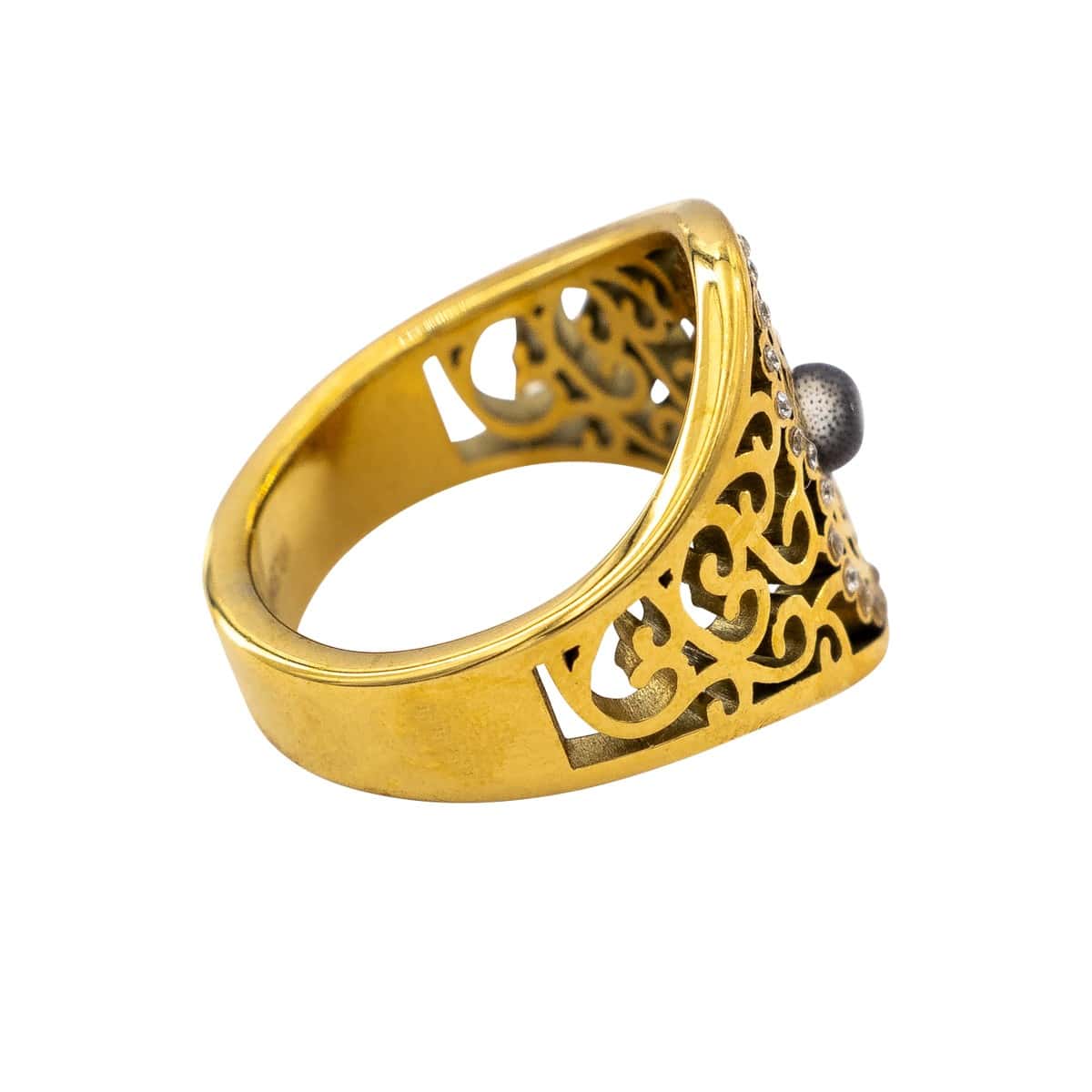 Bague à Petit PrixFemme Acier Doré