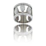 Bague Fashion pour Femme Acier Ornée Zirconium