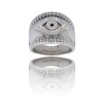 Magnifique Bague Femme Métal Ornée avec Zirconium