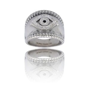 Magnifique Bague Femme Métal Ornée avec Zirconium