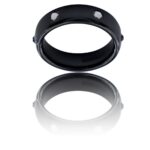 Belle Bague Femme CALLISTA Céramique Noire