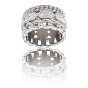 Sublime Bague pour Femme Métal Ornée avec Zirconium