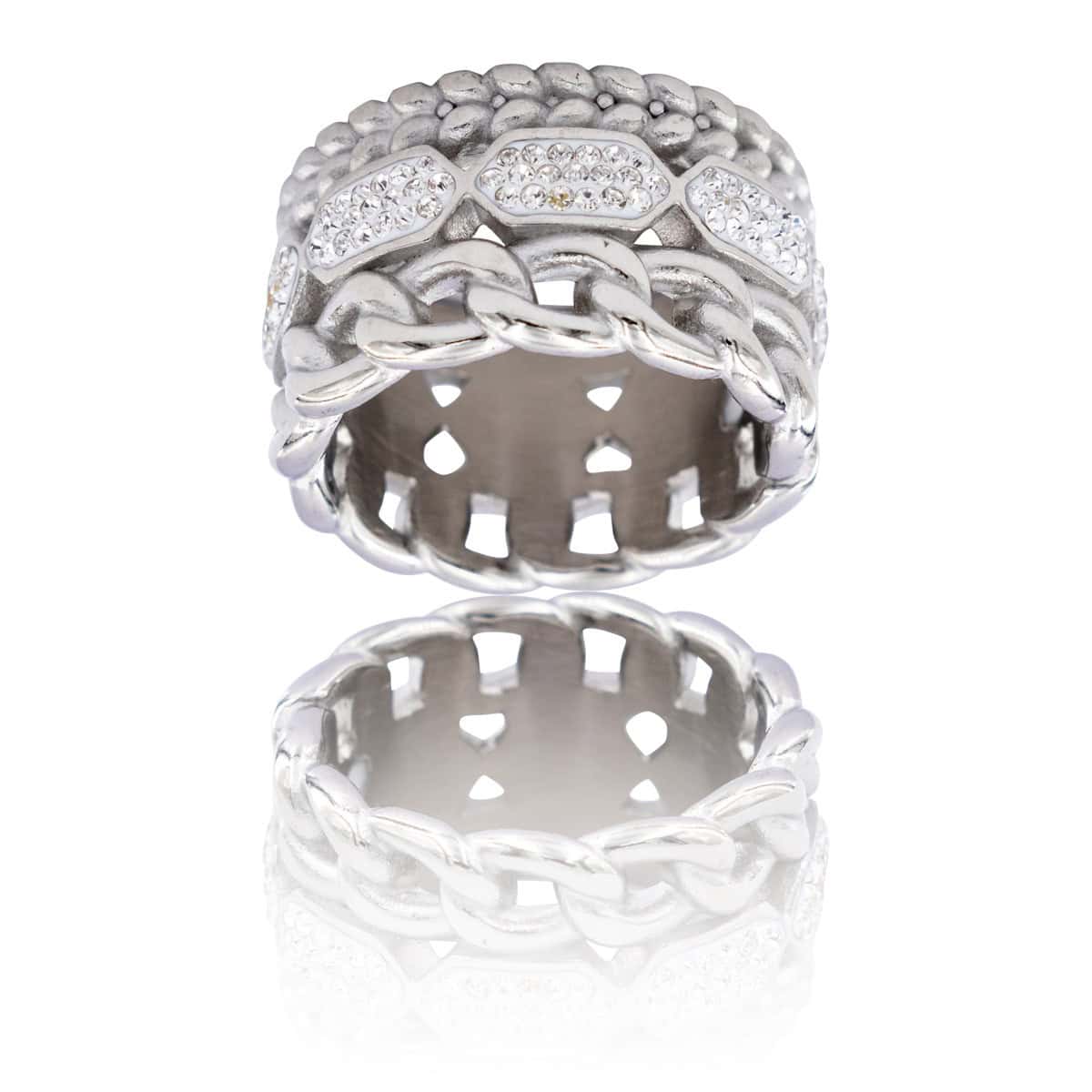 Sublime Bague pour Femme Métal Ornée avec Zirconium