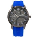 Montre Homme avec Bracelet Silicone Bleu CHTIME