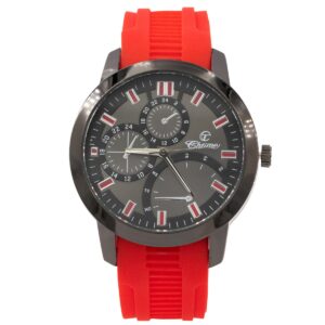 Montre Tendance Homme Silicone Rouge CHTIME