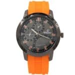 Montre Homme Fashion Bracelet Silicone Orange CHTIME