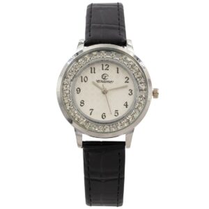 Montre de Femme Strass Noir CHTIME