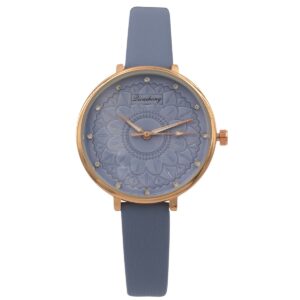 Très Belle Montre Femme Strass Bleu CHTIME