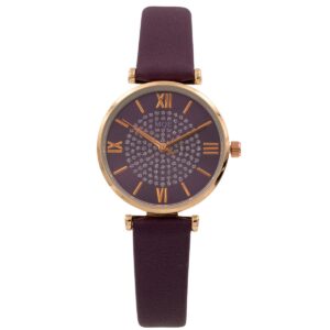 Montre pour Femme Paillettes Violet CHTIME
