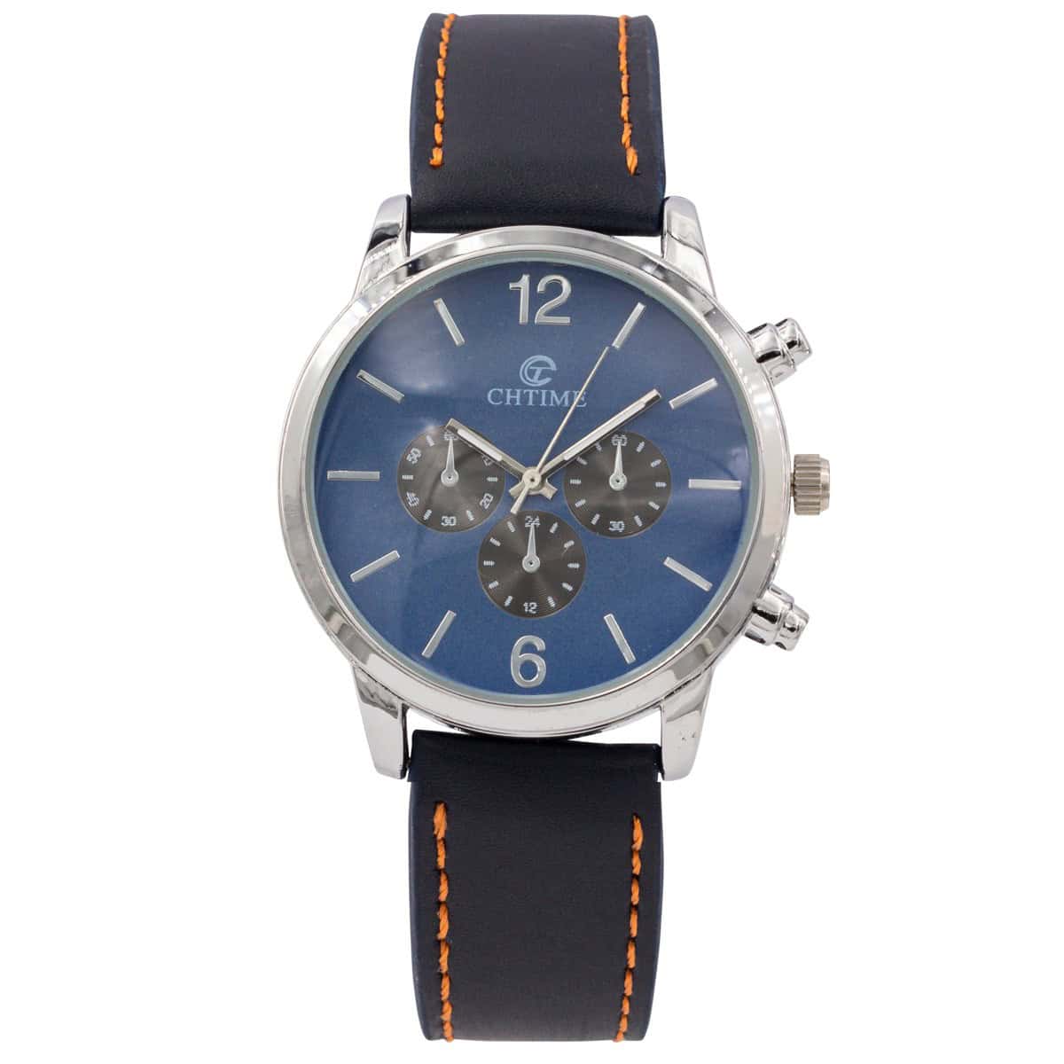 Magnifique Montre Homme Bleu Nuit CHTIME
