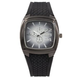 Montre pour Homme Bracelet Silicone Noir CHTIME