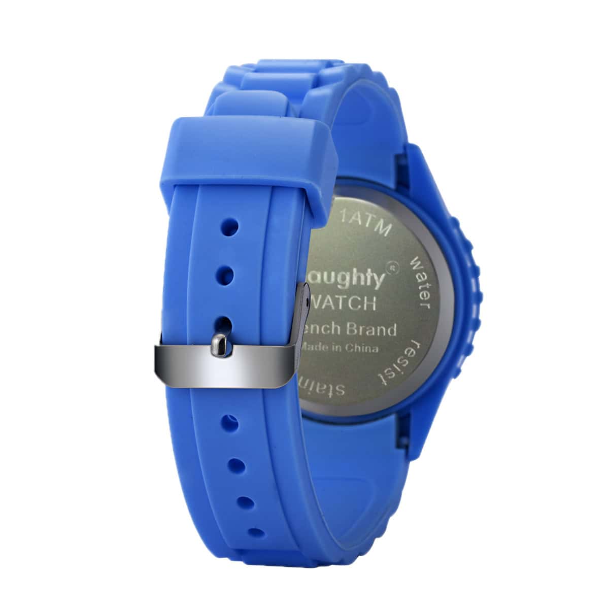 Montre Femme Naughty Watch Ornée de 12 Cristaux Swarovski® & Bracelet Silicone Bleu – Image 4